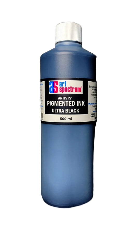 AS Pigmented Ink 500ml Ultra Black - theartshop.com.au