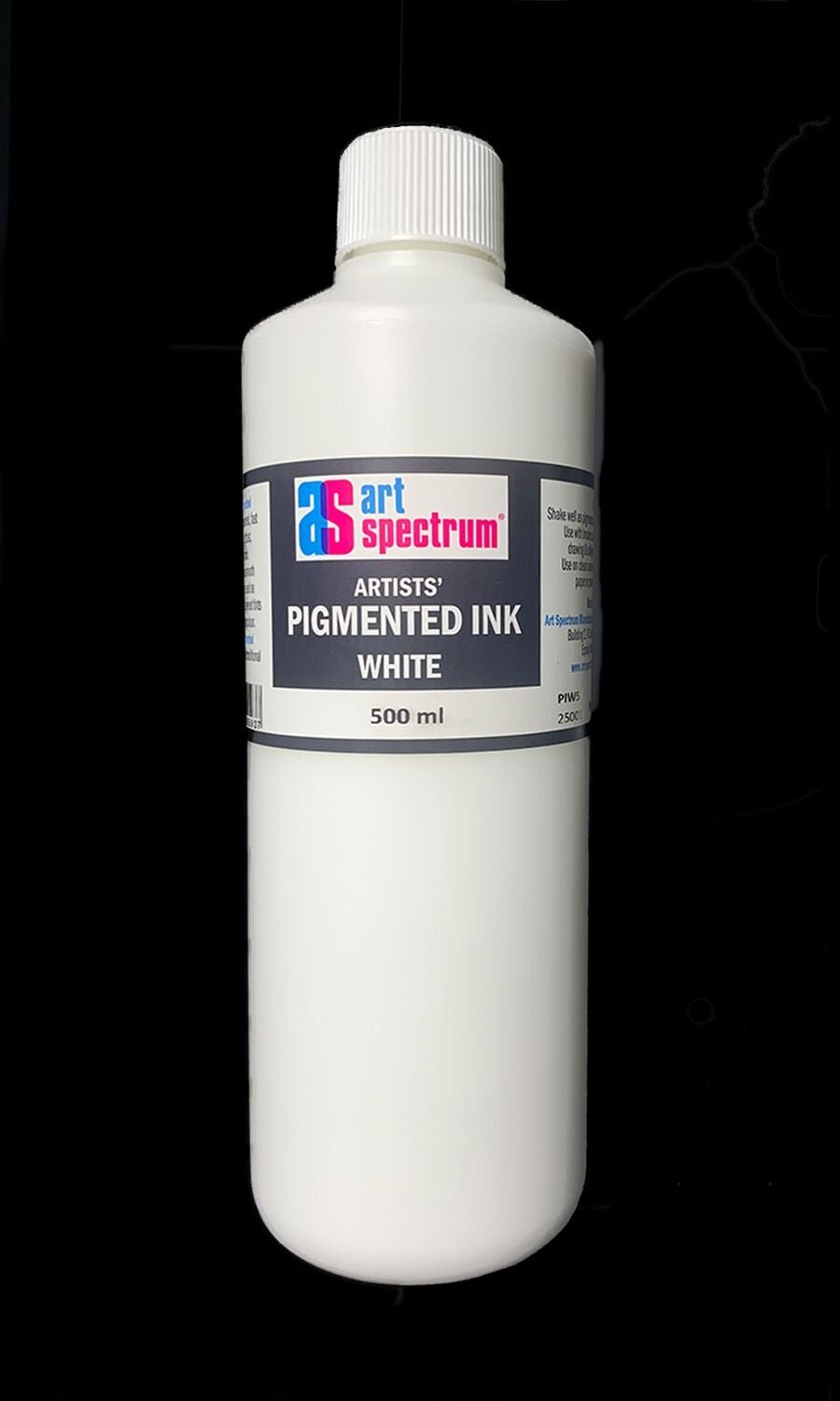 AS Pigmented Ink 500ml White - theartshop.com.au