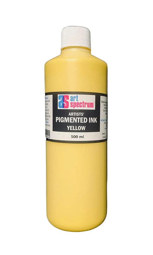AS Pigmented Ink 500ml Yellow - theartshop.com.au