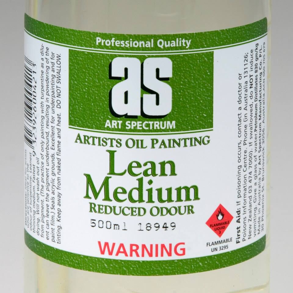 AS Reduced Odour Lean Medium 500ml - theartshop.com.au