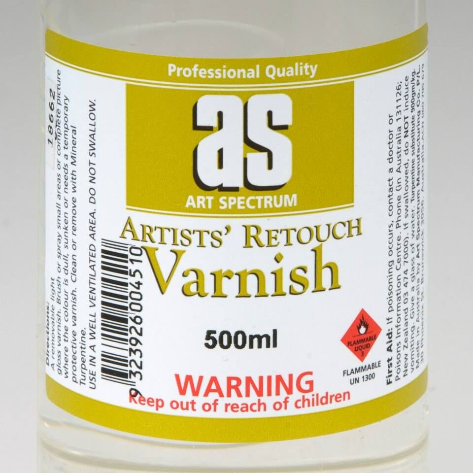 AS Retouch Varnish 500ml - theartshop.com.au
