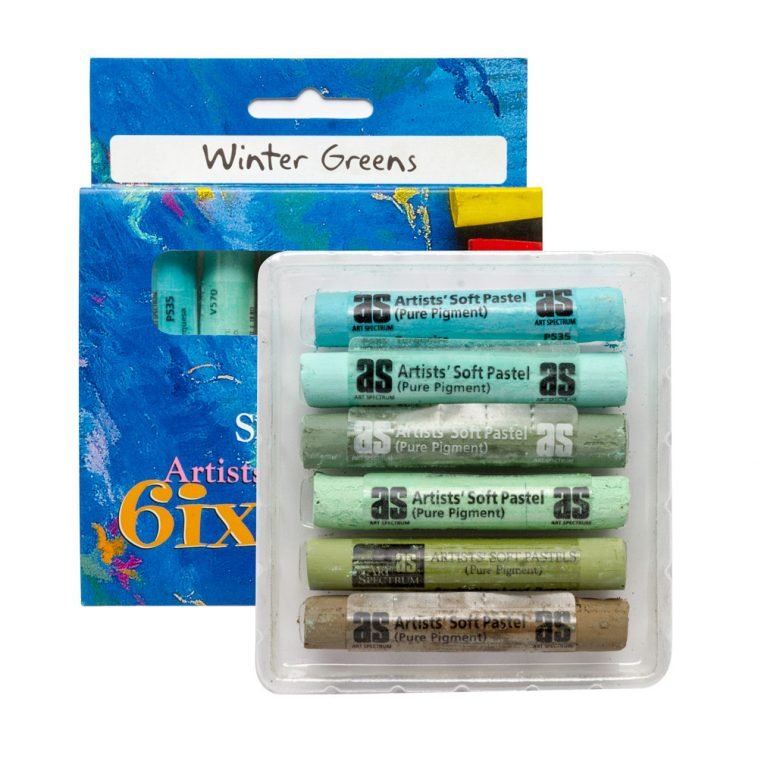 AS Six Pack Pastel Set - Winter Greens - theartshop.com.au