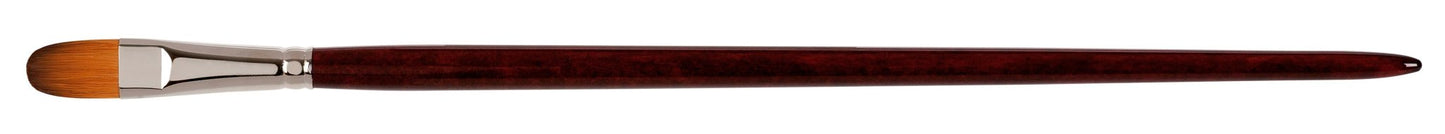 AS Synthetic Kolinsky Filbert Long Handle Size 18 - theartshop.com.au
