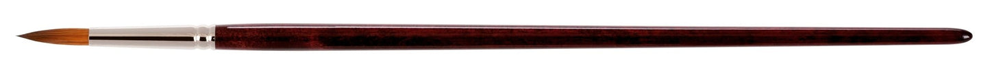 AS Synthetic Kolinsky Round Long Handle Size 0 - theartshop.com.au