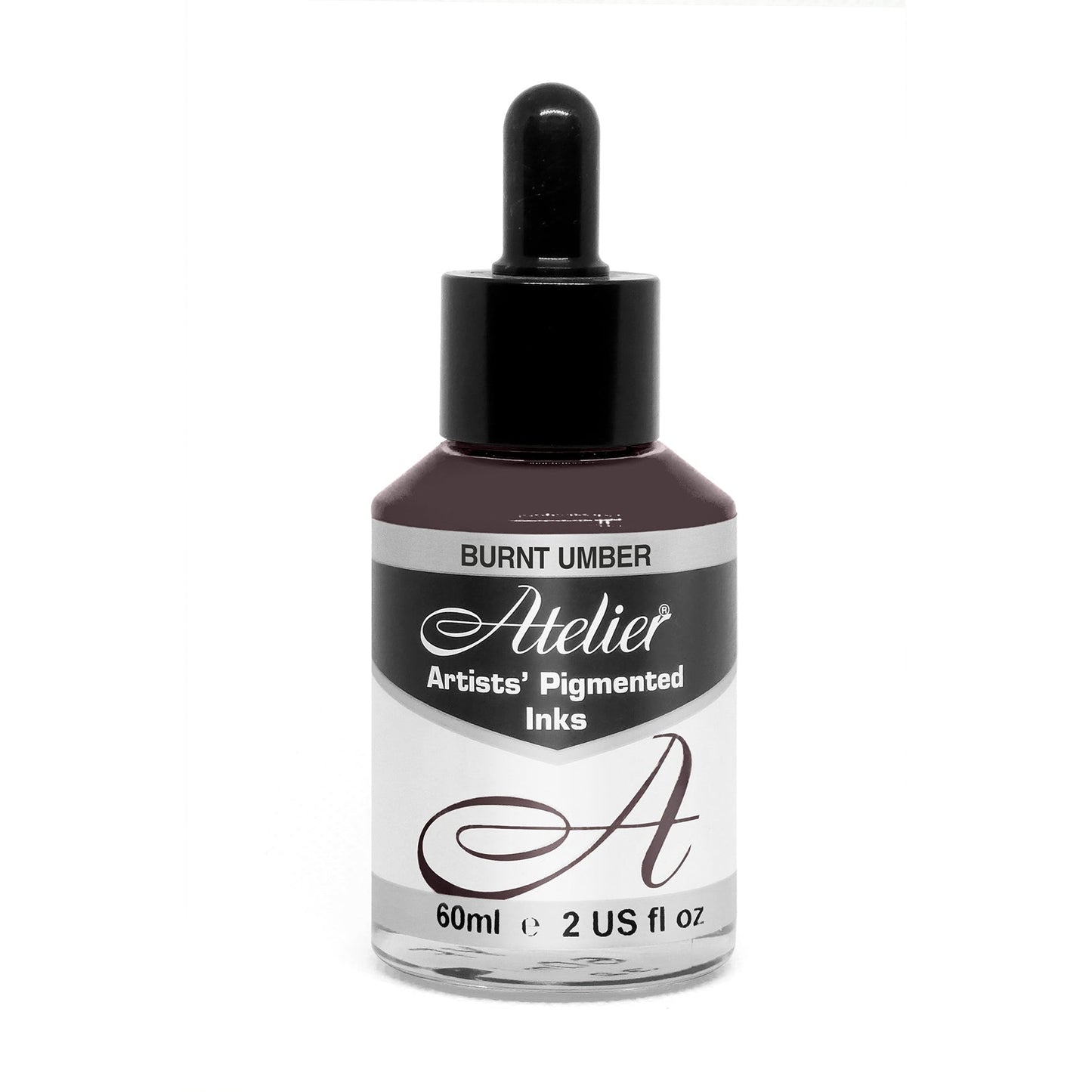 Atelier Artist Pigmented Ink 60ml Burnt Umber - theartshop.com.au