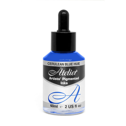 Atelier Artist Pigmented Ink 60ml Cerulean Blue - theartshop.com.au