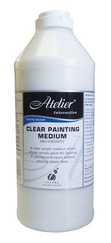 Atelier Interactive Clear Painting Medium - Mid Viscosity 1 Litre - theartshop.com.au
