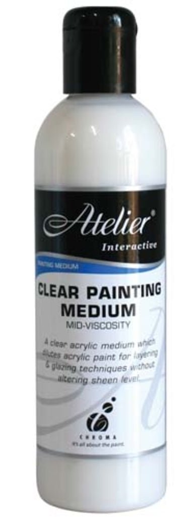 Atelier Interactive Clear Painting Medium - Mid Viscosity 250ml - theartshop.com.au