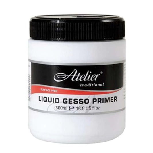Atelier Interactive Liquid Gesso 500ml - theartshop.com.au