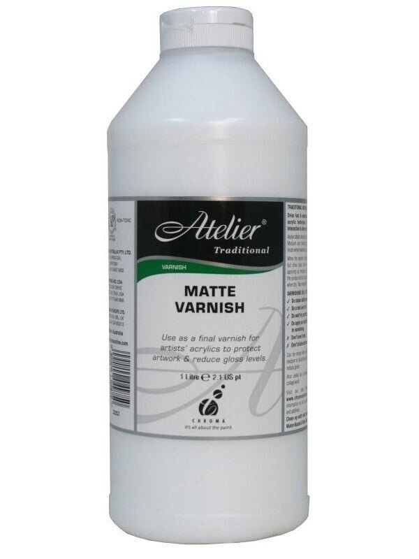 Atelier Interactive Matte Varnish 1 Litre - theartshop.com.au