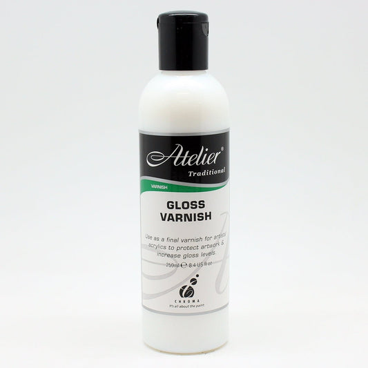 Atelier Interactive Satin Varnish 250ml - theartshop.com.au