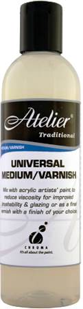Atelier Universal Medium/Varnish 250ml - theartshop.com.au