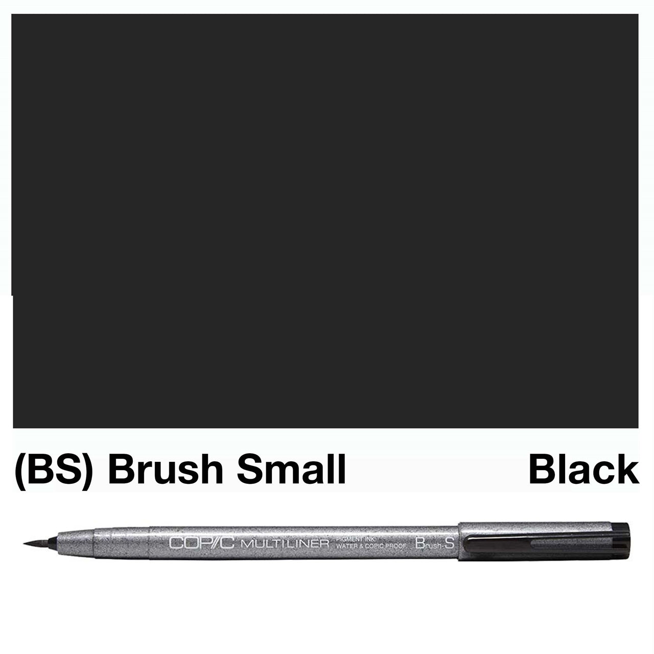 Black Copic Multi Liners Brush S - Fine - theartshop.com.au