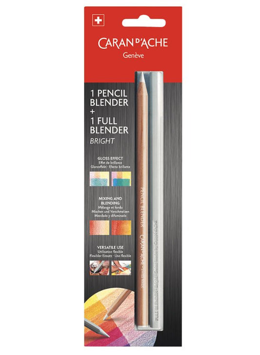CARAN D'ACHE 1 FULL BLENDER + 1 PENCIL BLENDER BLISTER PACK 2 PCS - theartshop.com.au