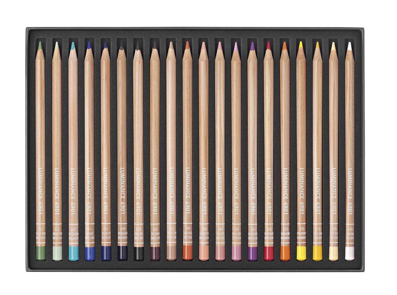 Caran d'Ache Luminance Pencils Set 20 Portrait - theartshop.com.au