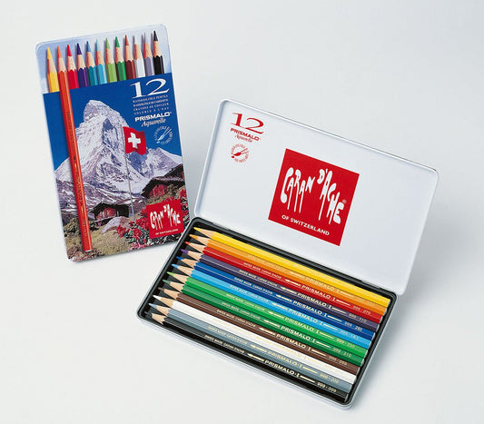 Caran d'Ache Prismalo Tin 12 - theartshop.com.au