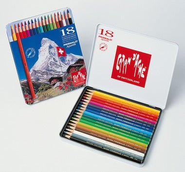 Caran d'Ache Prismalo Tin 18 - theartshop.com.au