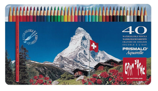 Caran d'Ache Prismalo Tin 40 - theartshop.com.au