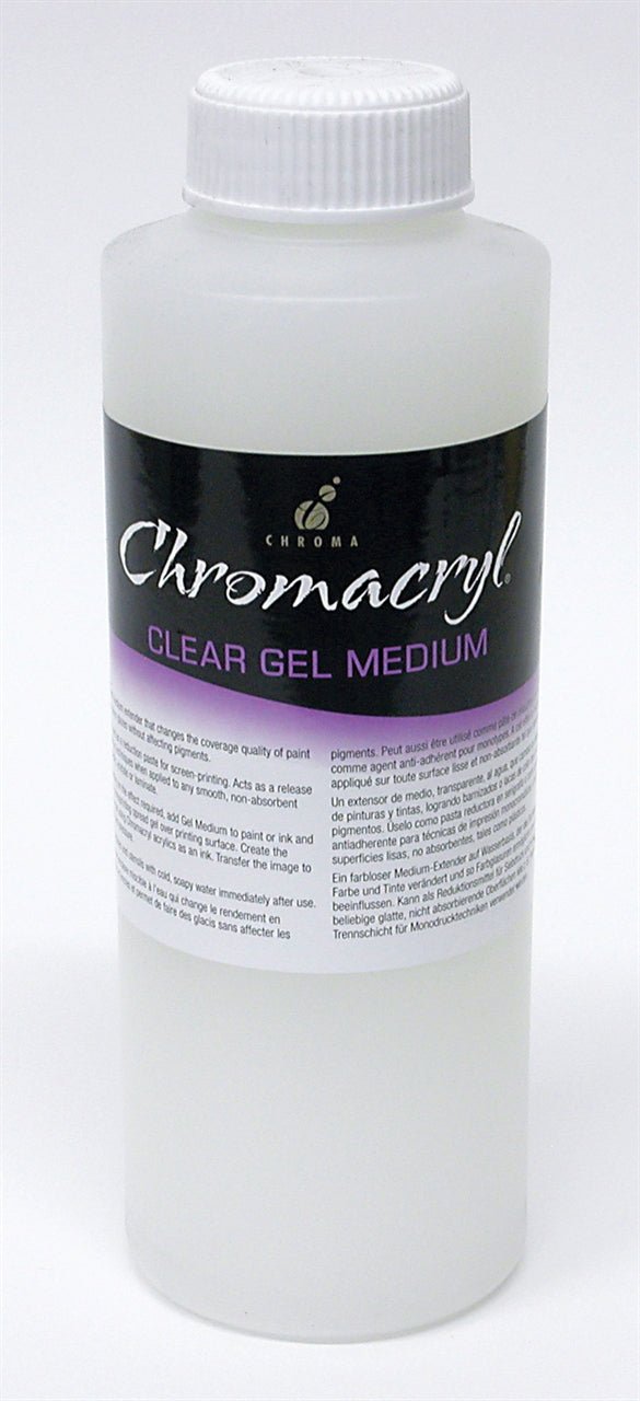 Chromacryl Clear Gel Medium 500ml - theartshop.com.au