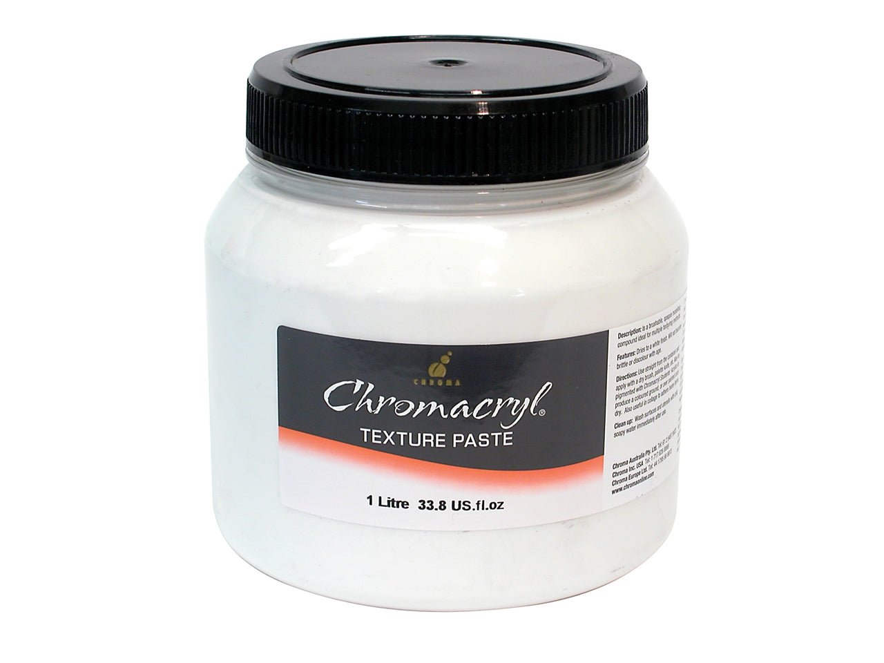 Chromacryl Texture Paste 1 Litre - theartshop.com.au