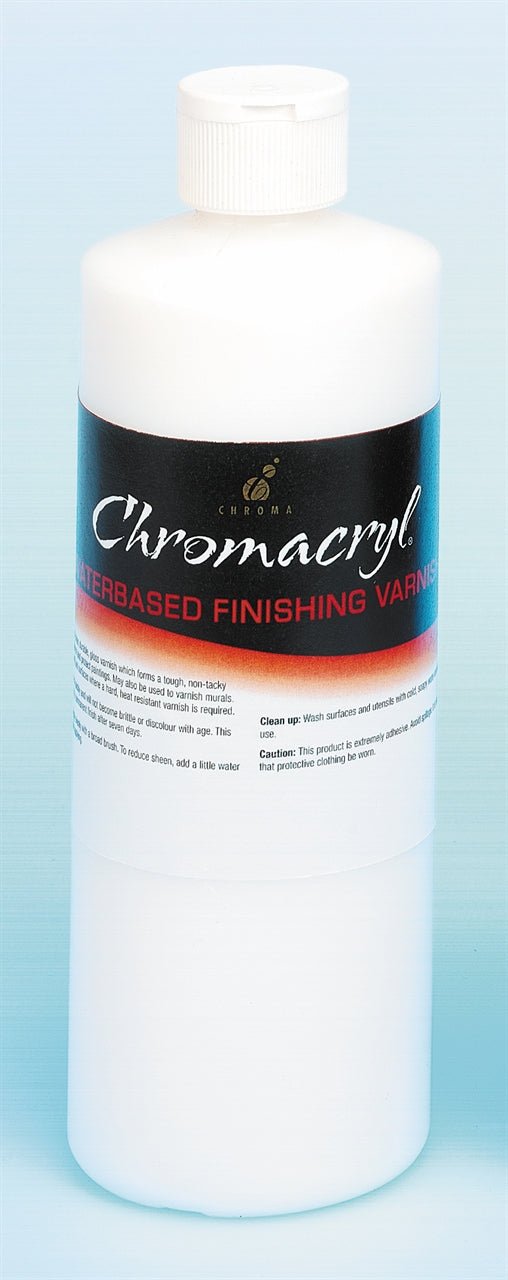 Chromacryl Water Base Finishing Varnish 500ml - theartshop.com.au