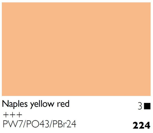 Cobra Water Mixable Oil 40ml 224 Naples Yellow Red - theartshop.com.au