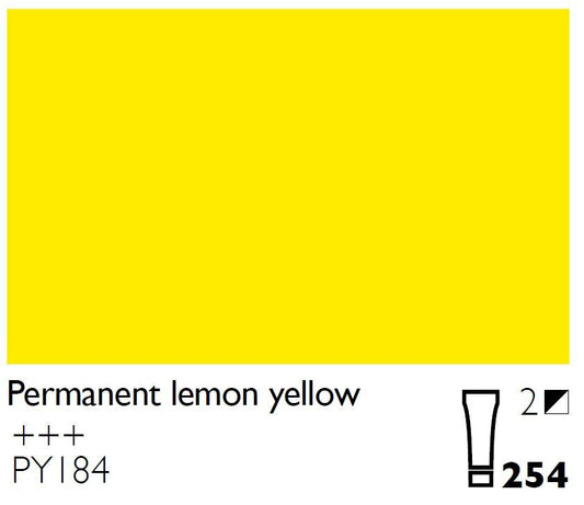 Cobra Water Mixable Oil 40ml 254 Permanent Lemon Yellow - theartshop.com.au
