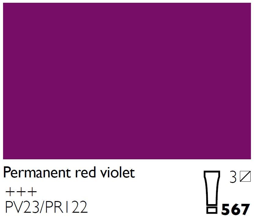 Cobra Water Mixable Oil 40ml 567 Permanent Red Violet - theartshop.com.au