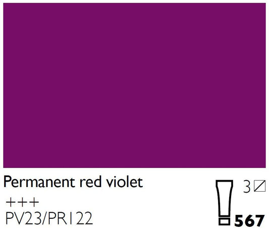 Cobra Water Mixable Oil 40ml 567 Permanent Red Violet - theartshop.com.au