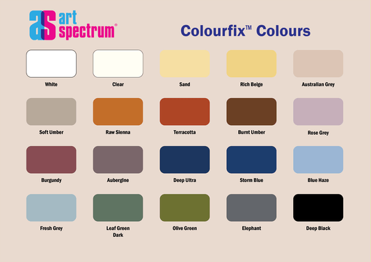 Colourfix Smooth Pack 23 x 30cm Rainbow Colours - theartshop.com.au