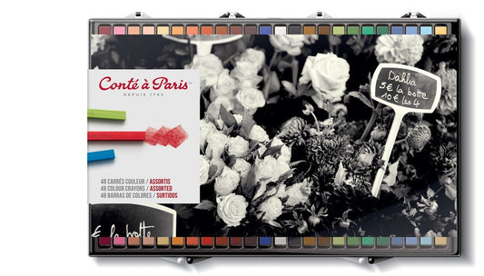 Conte Crayon Assorted Colours - Set 48 - theartshop.com.au