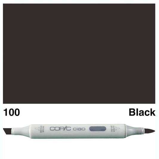 Copic Ciao 100 Black - theartshop.com.au