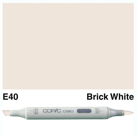 Copic Ciao E40 Brick White - theartshop.com.au
