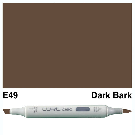 Copic Ciao E49 Dark Bark - theartshop.com.au