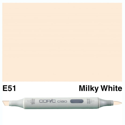 Copic Ciao E51 Milky White - theartshop.com.au
