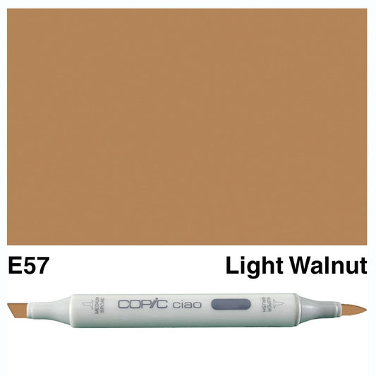 Copic Ciao E57 Light Walnut - theartshop.com.au