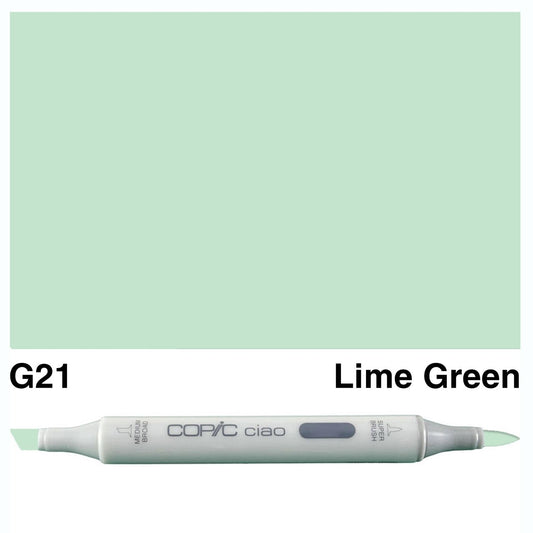 Copic Ciao G21 Lime Green - theartshop.com.au