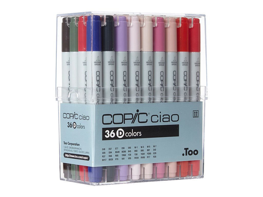 Copic Ciao Set 36 D - theartshop.com.au