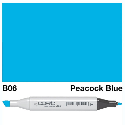 Copic Classic Marker B06 Peacock Blue - theartshop.com.au