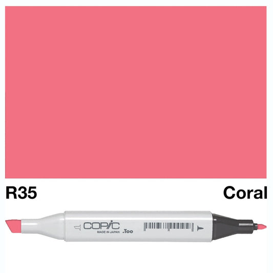 Copic Classic Marker R35 Coral - theartshop.com.au