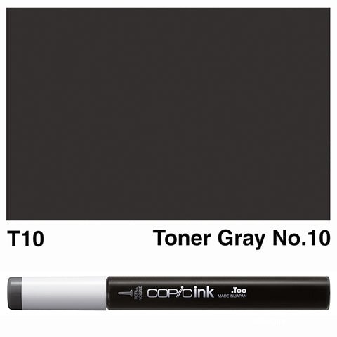 Copic Ink 12ml T10 Toner Gray No.10 - theartshop.com.au