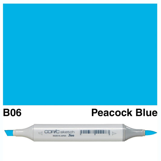 Copic Sketch B06 Peacock Blue - theartshop.com.au