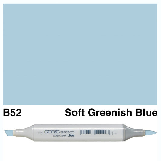 Copic Sketch B52 Soft Greenish Blue - theartshop.com.au