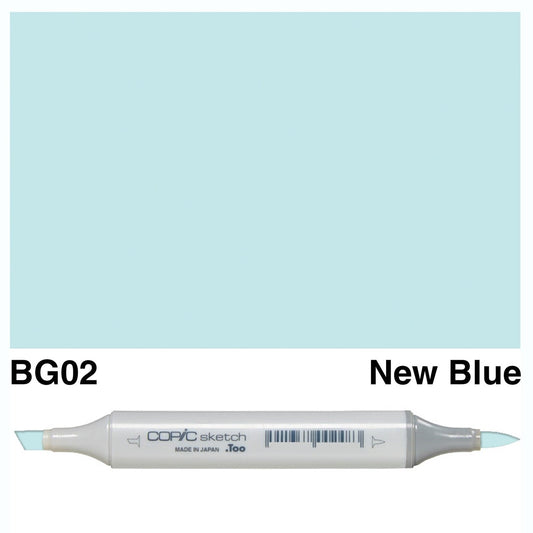 Copic Sketch BG02 New Blue - theartshop.com.au