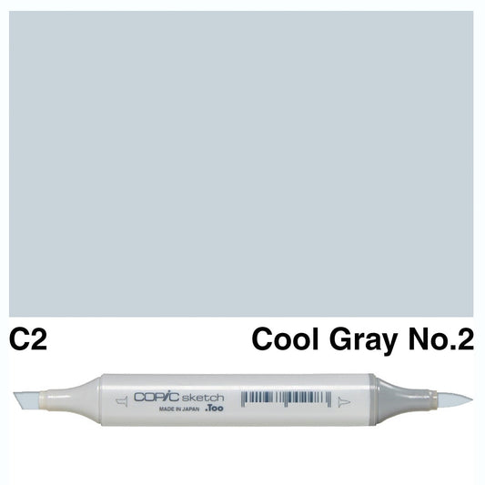 Copic Sketch C2 Cool Gray No.2 - theartshop.com.au