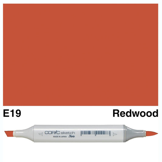 Copic Sketch E19 Redwood - theartshop.com.au