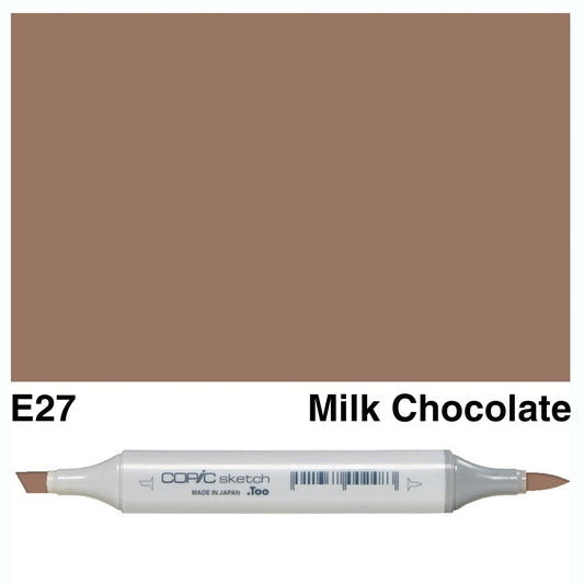 Copic Sketch E27 Milk Chocolate - theartshop.com.au