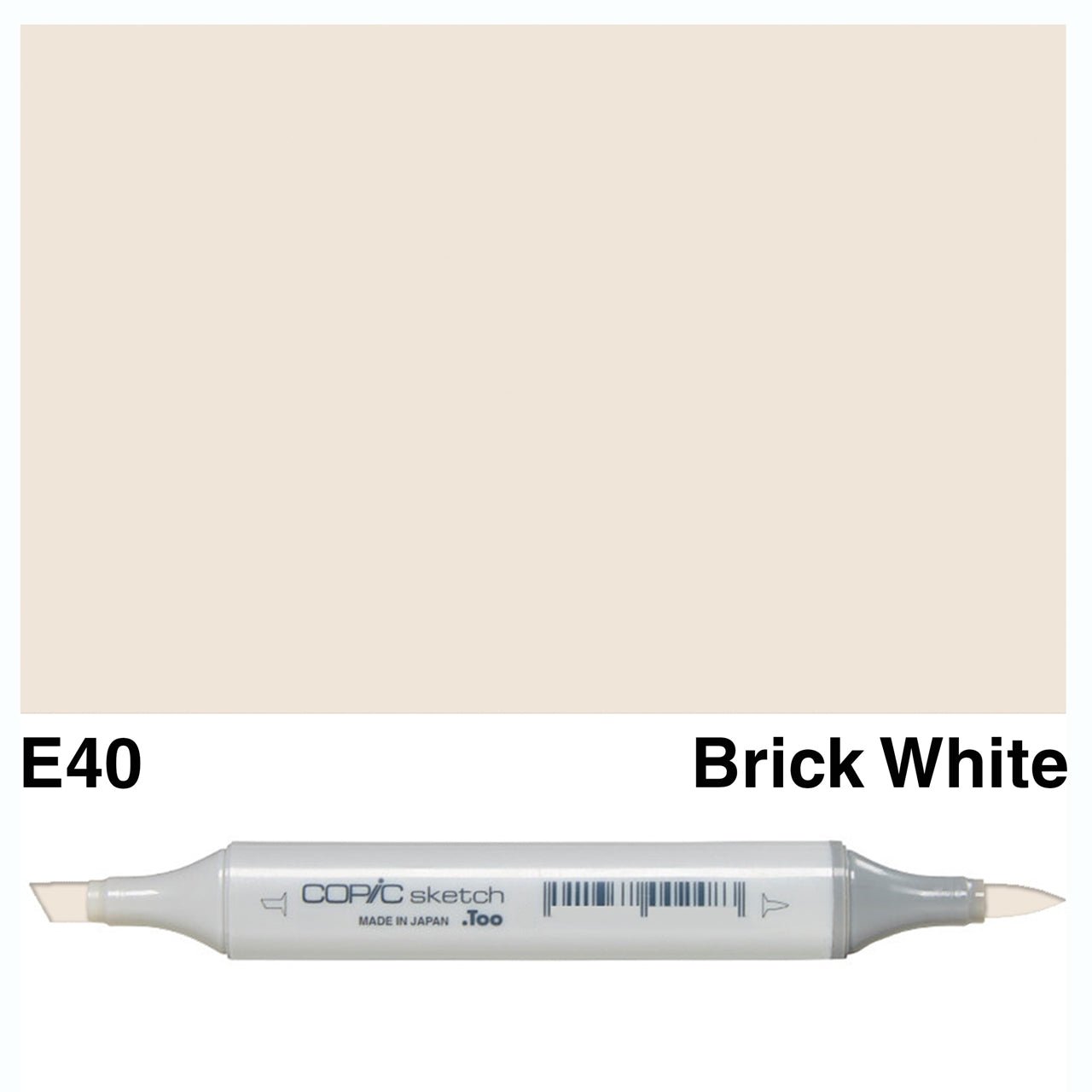 Copic Sketch E40 Brick White - theartshop.com.au