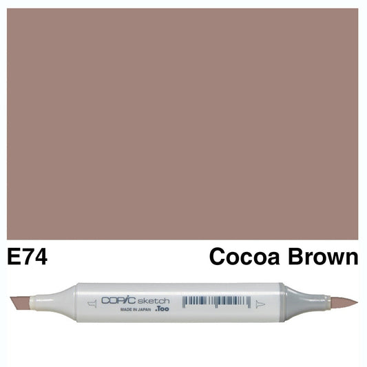 Copic Sketch E74 Cocoa Brown - theartshop.com.au