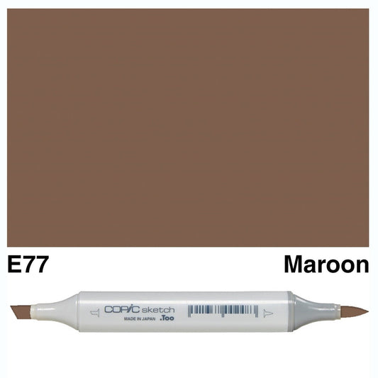 Copic Sketch E77 Maroon - theartshop.com.au